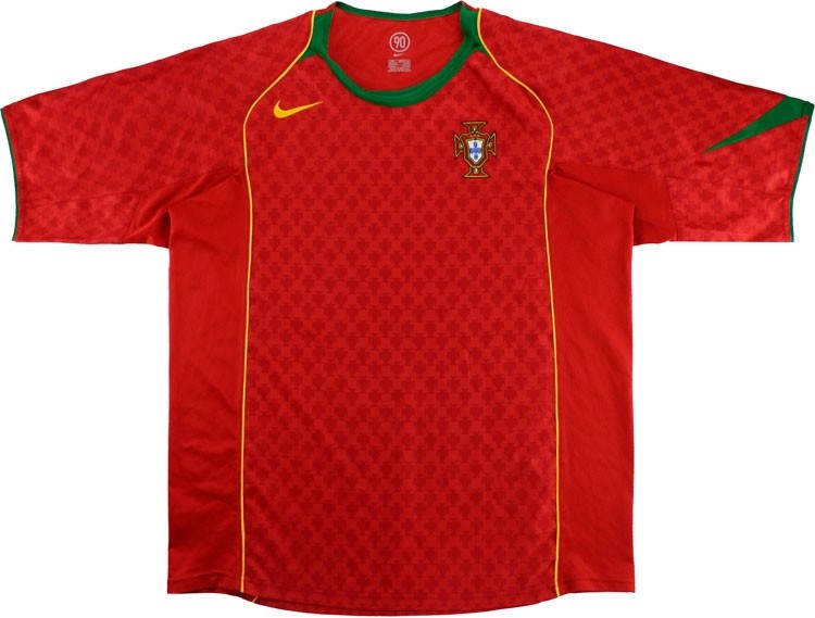 Tailandia Camiseta Portugal Primera equipo Retro 2004 Rojo